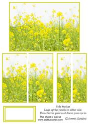Beautiful Flowers in the Meadow Floral Side Stacker