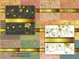 Earthy Shades Deluxe Gold 5x5 Card Fronts