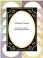 Subtle Shades Fancy Gold A5 Card Fronts