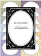 Subtle Shades Fancy Silver A5 Card Fronts