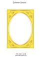 Bright Shade Fancy Gold A5 Card Front