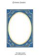 Bright Shade Fancy Gold A5 Card Front
