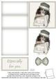 Stunning Dark Haired Lady 5 Minute Easel Card