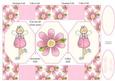 Cute Little Angel in Pink Pop Up Card
