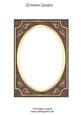 Earthy Shade Fancy Gold A5 Card Front