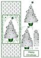 Contempory Christmas Tree with Green Baubles