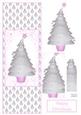Contempory Christmas Tree with Pink Baubles