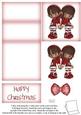 Cute Little Xmas Elfs 5 Minute Easel Card