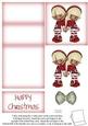 Cute Little Xmas Elfs 5 Minute Easel Card