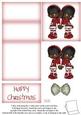Cute Little Xmas Elfs 5 Minute Easel Card