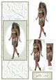 Dark Haired Ethnic Beauty Over the Edge Card