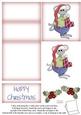 Brand New ! Cute Christmas Mouse 5 Minute Easel Card