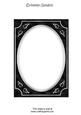 Black Fancy Silver A5 Card Front