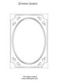 White Fancy Silver A5 Card Front