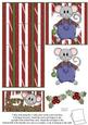 Brand New Christmas Mice 5 Minute Easel Card