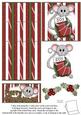 Brand New Christmas Mice 5 Minute Easel Card
