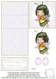 Cute Peapot Fairy 5 Minute Easel Card