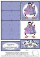 Penguin & Snowflakes 5 Minute Easel Card