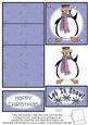 Penguin & Snowflakes 5 Minute Easel Card