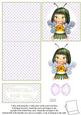 Cute Peapot Fairy 5 Minute Easel Card