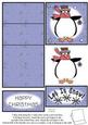 Penguin & Snowflakes 5 Minute Easel Card