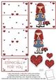 Cute Little Girl 5 Minute Easel Card