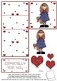 Cute Little Girl 5 Minute Easel Card