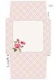 Shabby Chic Rose 5x5 Envelope 2 Mix N Match