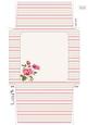Shabby Chic Rose 5x5 Envelope 3 Mix N Match