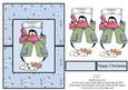 Penguins & Snowballs Over the Edge Card