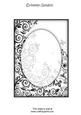 Mono Shade Flourishes & Butterflies A5 Card Front