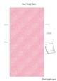 Pink Angel Teddy Easel Card Base 4 Mix N Match
