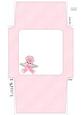 Pink Angel Teddy Envelope 6 Mix N Match