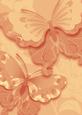 Earthy Shade Oriental Butterflies Backing Paper