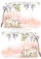 2 A5 Backgrounds for Your Decoupage Ladies & Rubber Stamps