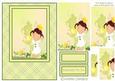Daisy May Chasing Butterflies A5 Card Front