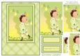 Daisy May Chasing Butterflies A5 Card Front
