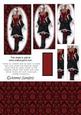 Pretty Blonde Haired Ethnic Gothic Girl Dl Card Kit