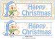 Sweet Little Snowman Happy Christmas Large Dl