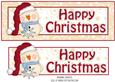 Sweet Little Snowman Happy Christmas Large Dl