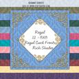 12 8x8 Design Card Fronts - Regal - Rich Shades