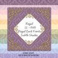 12 8x8 Design Card Fronts - Regal - Subtle Shades