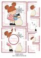 Sweet Little Girl & Snowman Corner Stacker & Sentiment