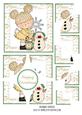 Sweet Little Girl & Snowman Corner Stacker & Sentiment