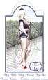 Ahoy Sailor Vintage Pin-up Shaped Card Mini Kit