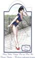 Ahoy Sailor Vintage Pin-up Shaped Card Mini Kit