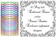 10 8x8 Fancy Embossed Frames Cu4cu