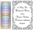 10 Png A4 Fancy Embossed Frames Cu4cu