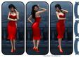 Lady in Latex Topper Selection & Sentiments
