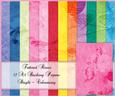 Tattered Rose 12 A4 Backing Papers - Bright Shades